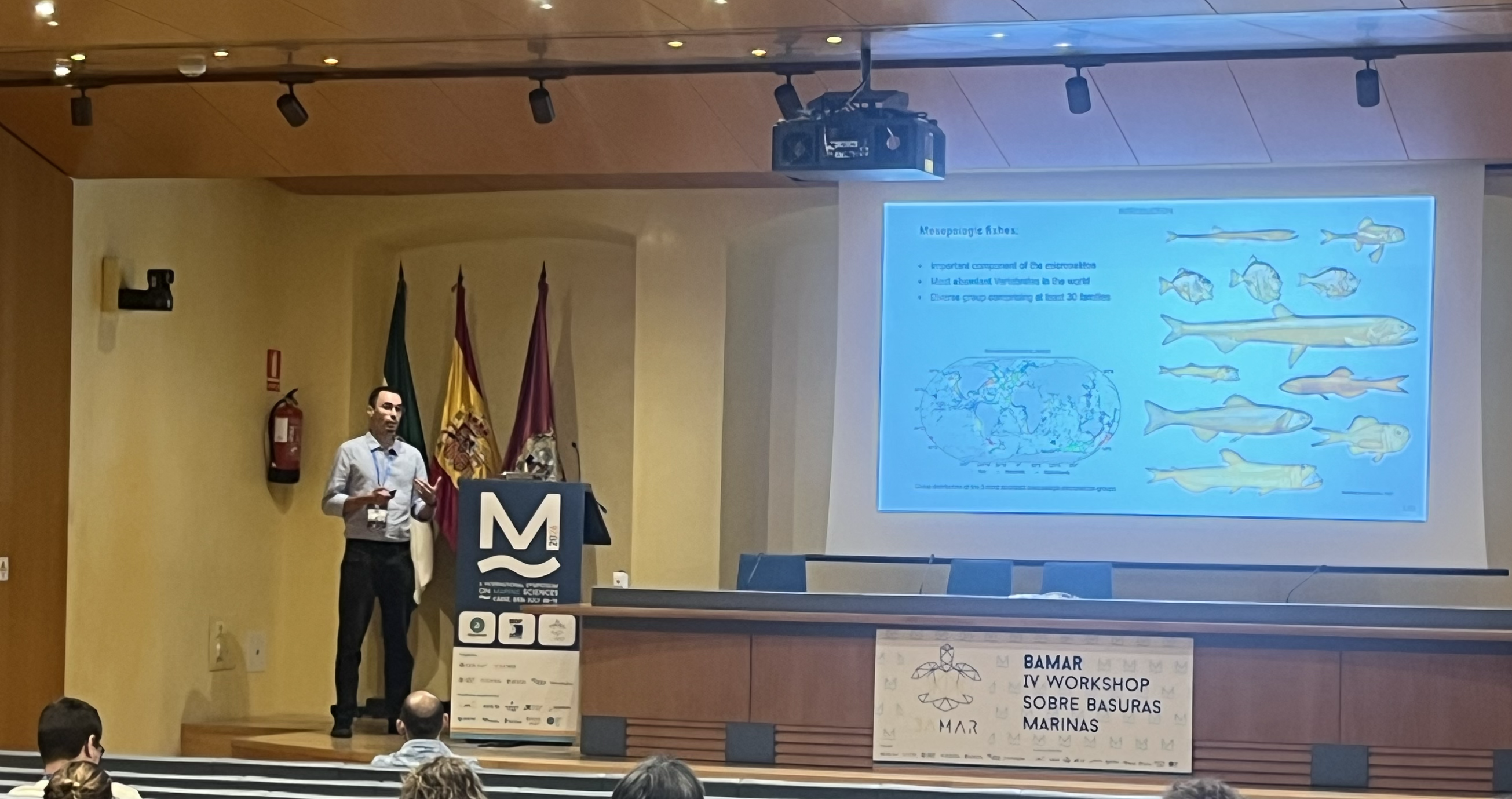 MSc. Giorgio Leonardi giving an oral communication at ISMS 2026